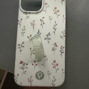 Loopy Case Wildflower Design - White